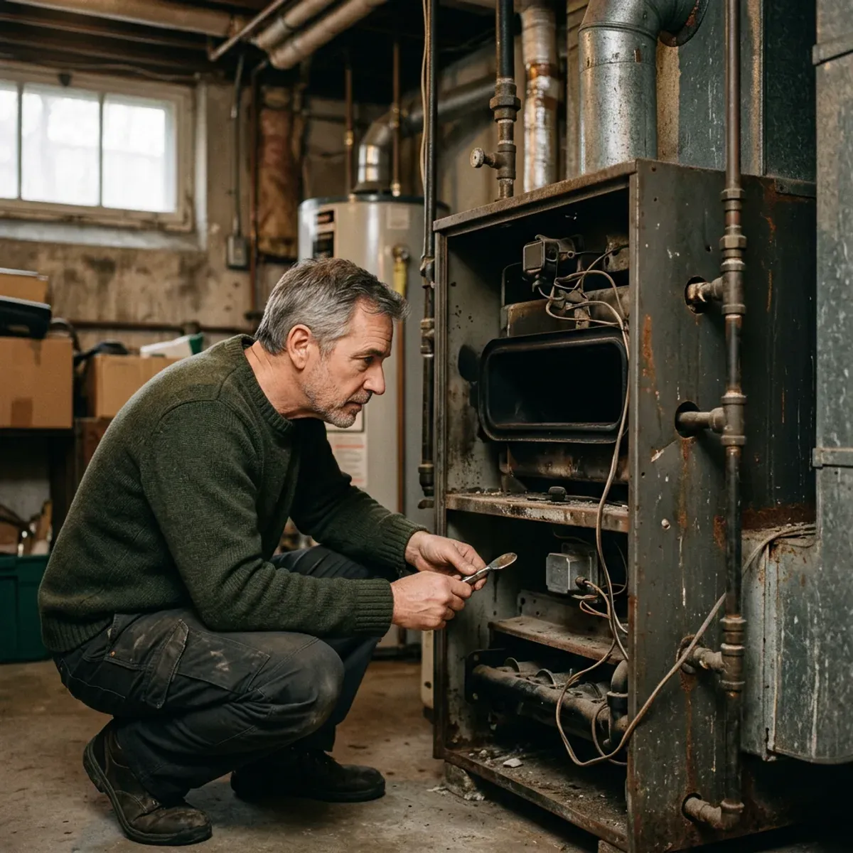 Aging furnace inspection