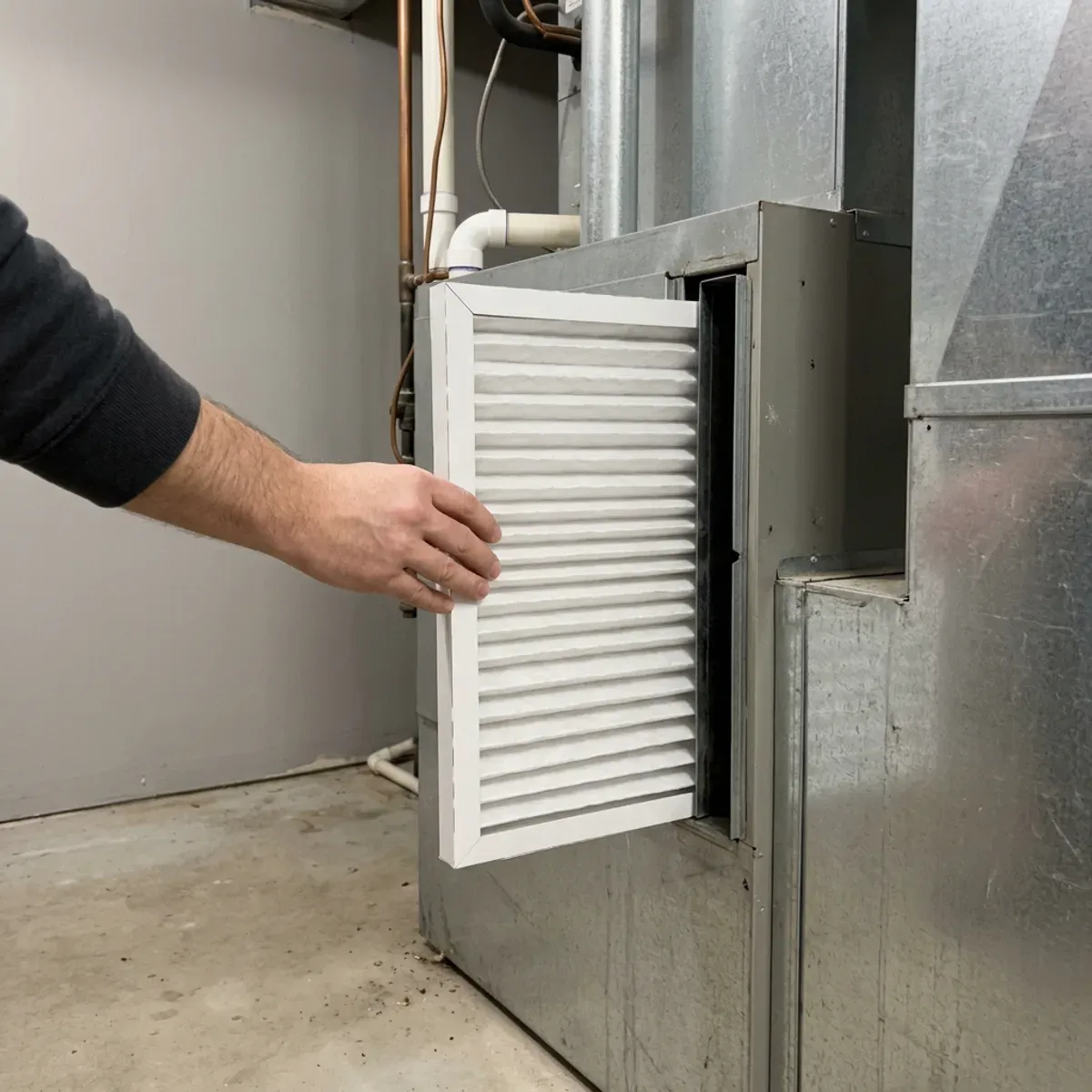 Changing clean air filter