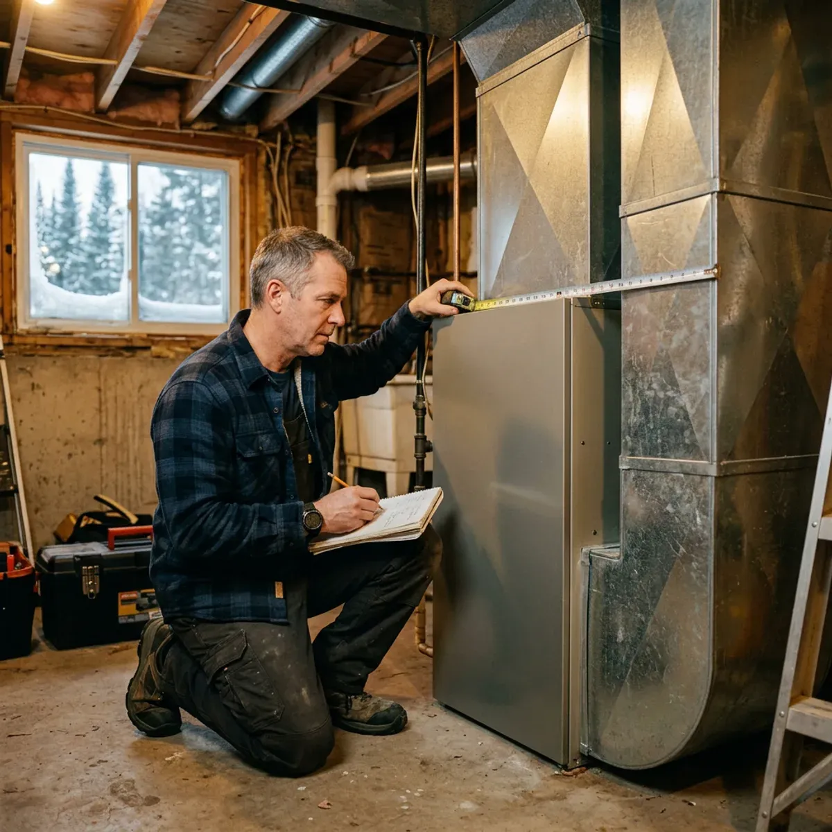 Furnace sizing measurement