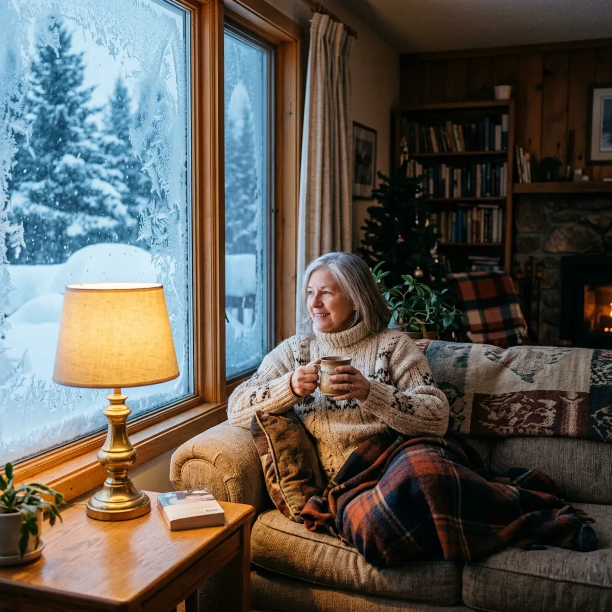 Homeowner warm living room
